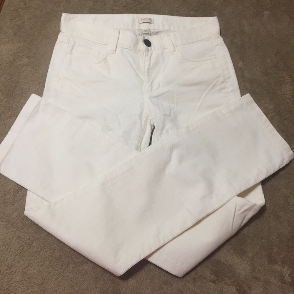 J Crew Straight Corduroy Pants, 25S